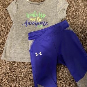 Baby girl underarmour set